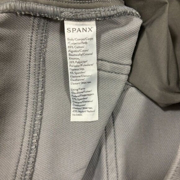 Spanx Womens Jean-ish Ankle Leggings Size Medium Earthy Taupe - Picture 8 of 8